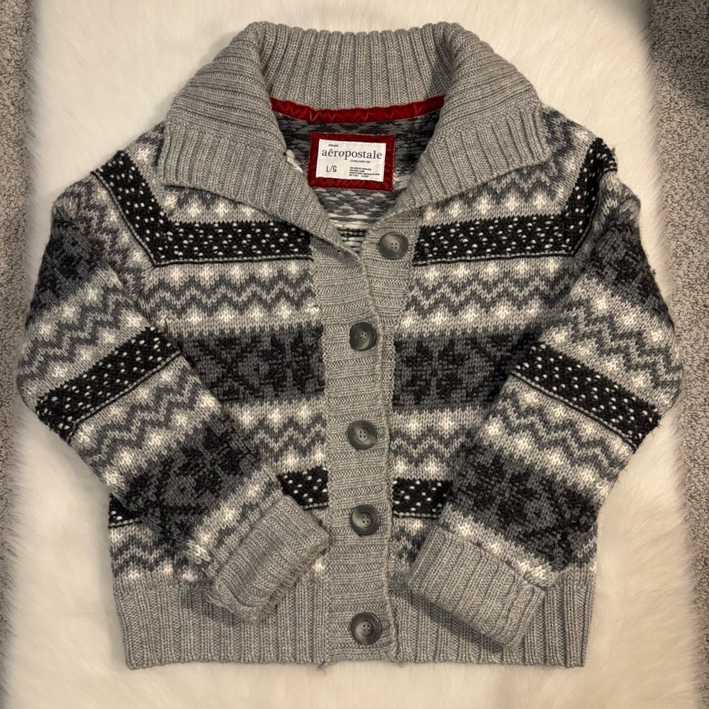 Aeropostale Fair Isle Cardigan